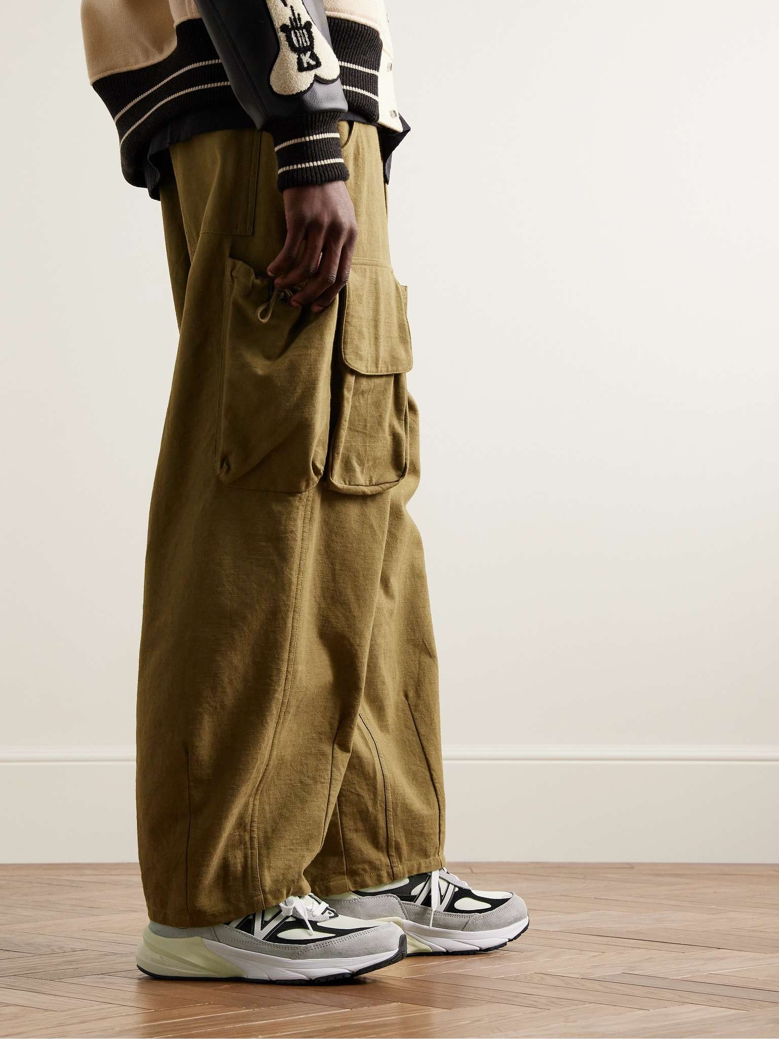 990v6 Leather-Trimmed Suede and Mesh Sneakers - 2