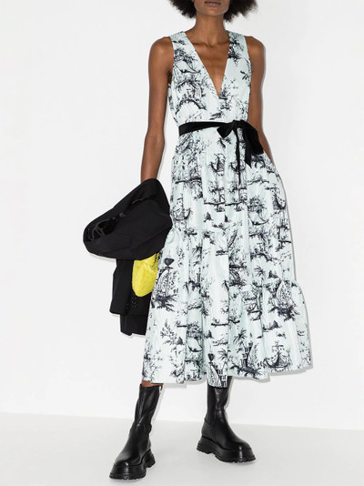 Erdem Mimosa midi dress outlook