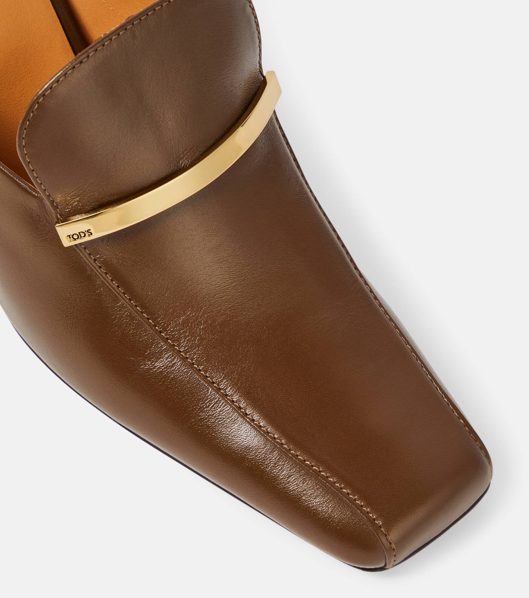 Leather mules - 4