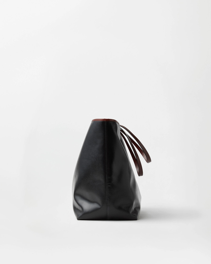 VERSACE Vivian Large Coated Canvas Tote outlook