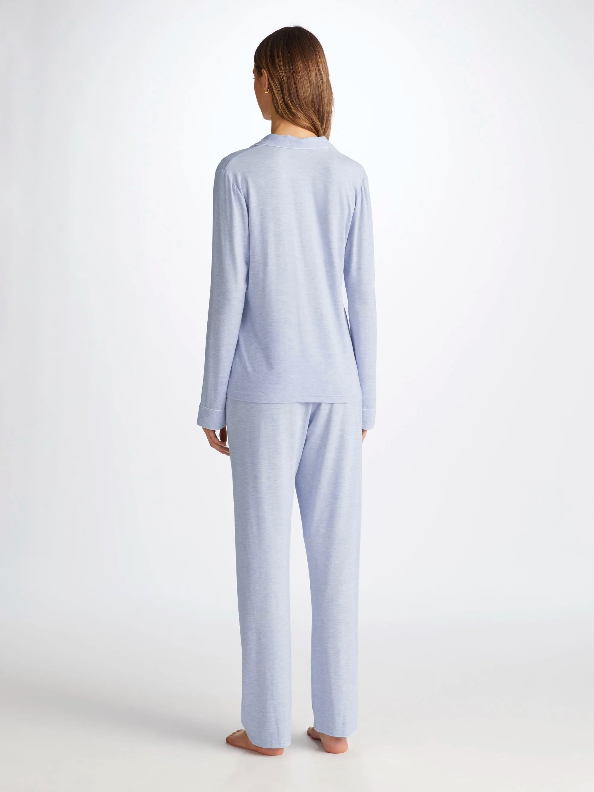 Women's Pyjamas Ethan Micro Modal Stretch Blue - 4