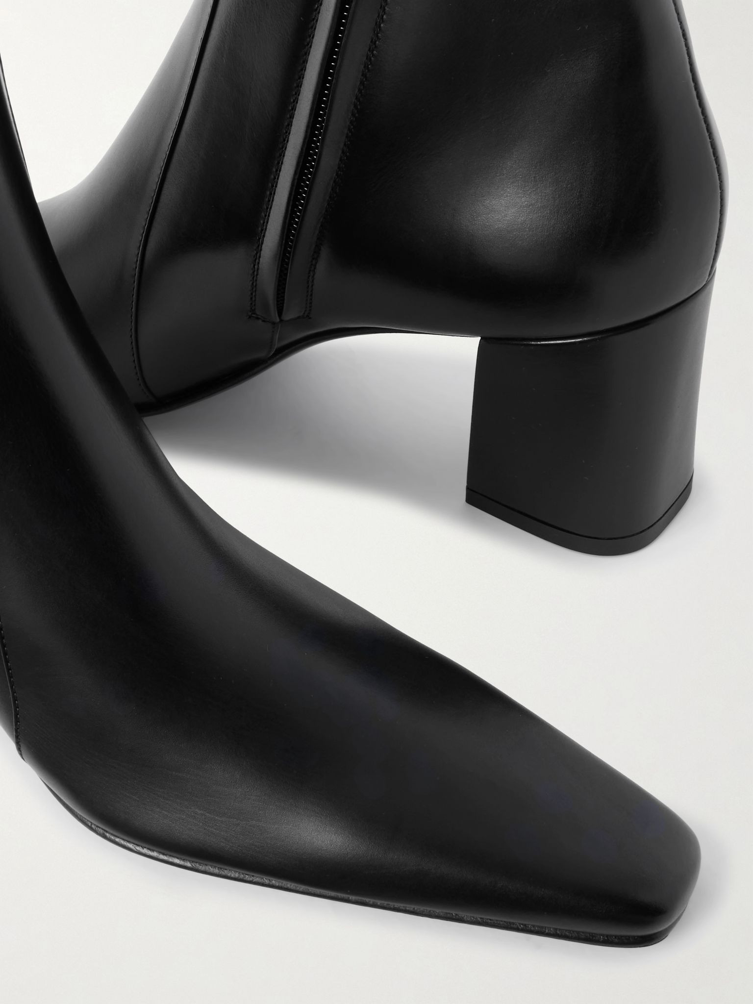 Rainer leather ankle boots Black - 4