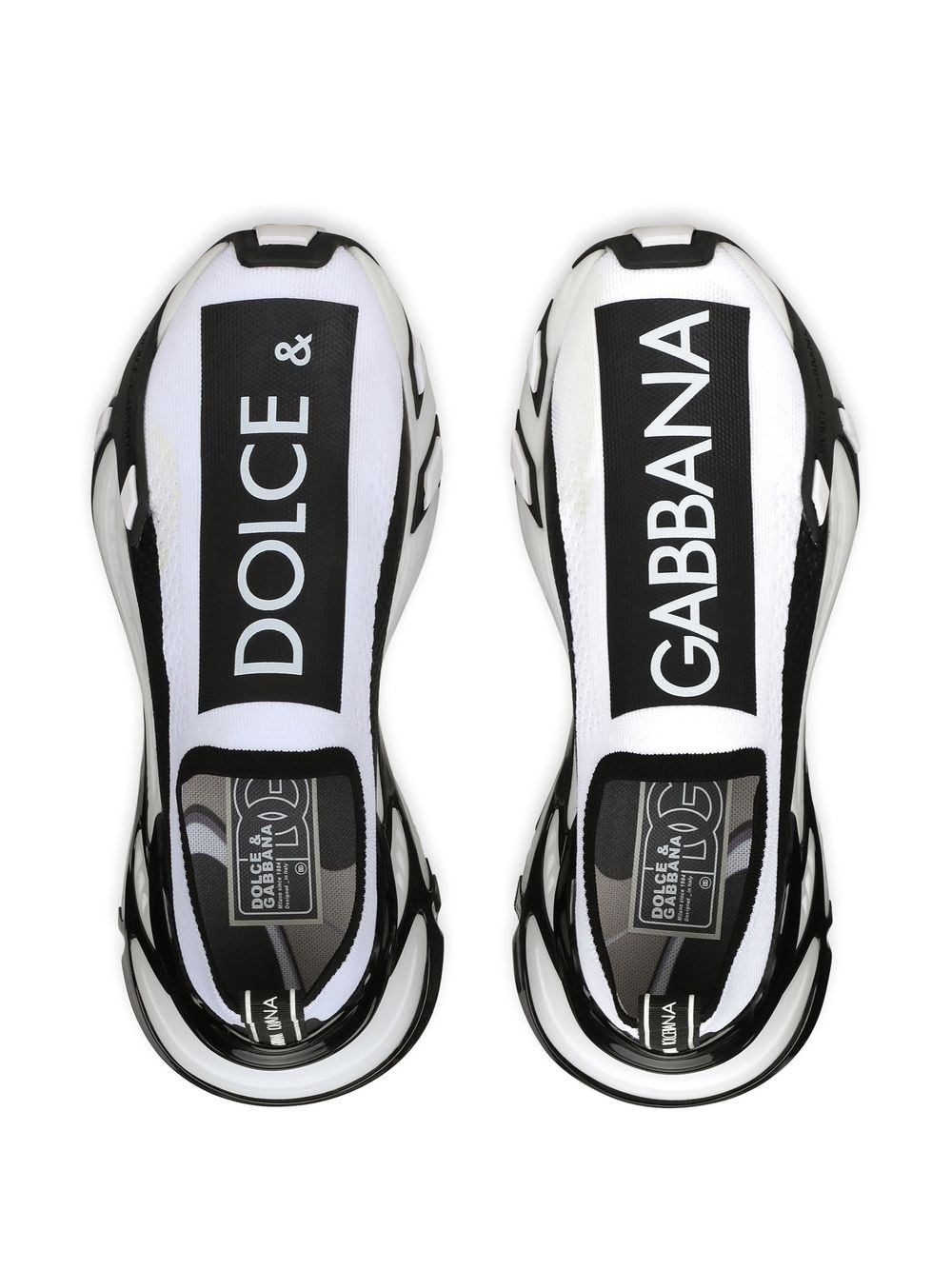 logo-print low-top sneakers - 3