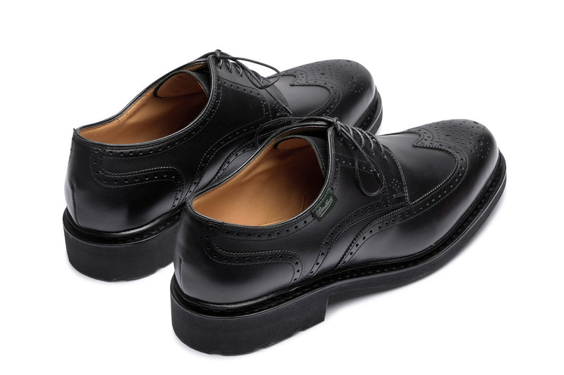 Paraboot Andersen Black Silk - Rubber Sole outlook