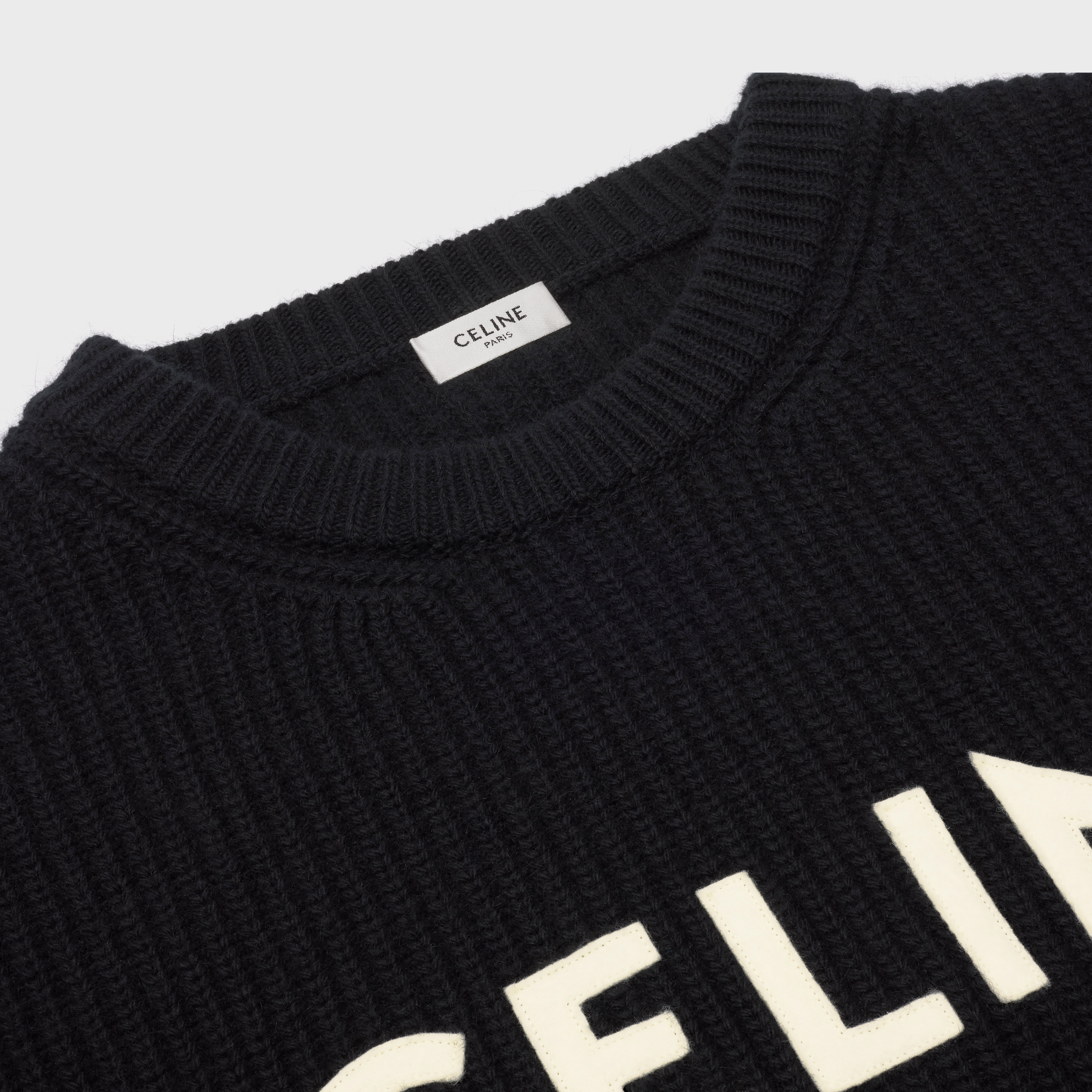 OVERSIZED CELINE SWEATER IN WOOL - 4