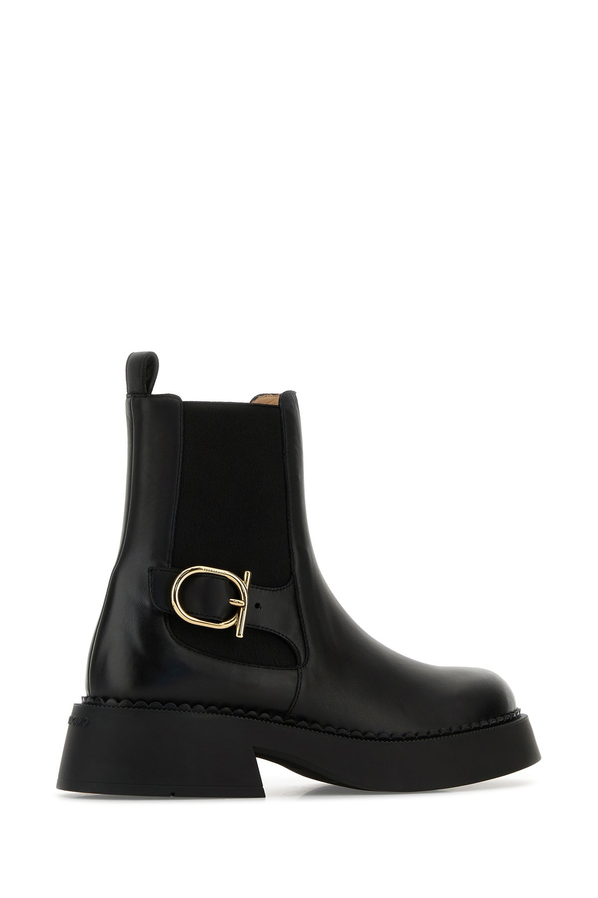 Black leather Tia ankle boots - 3