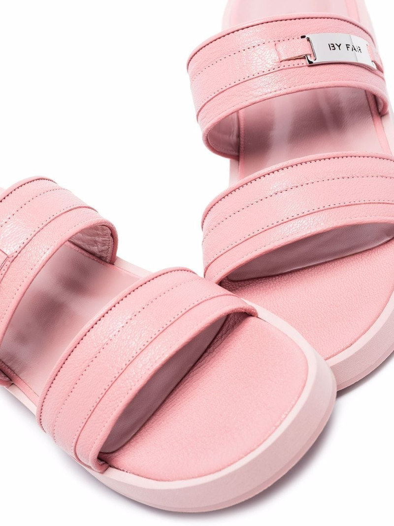 BY FAR Easy leather sandals outlook