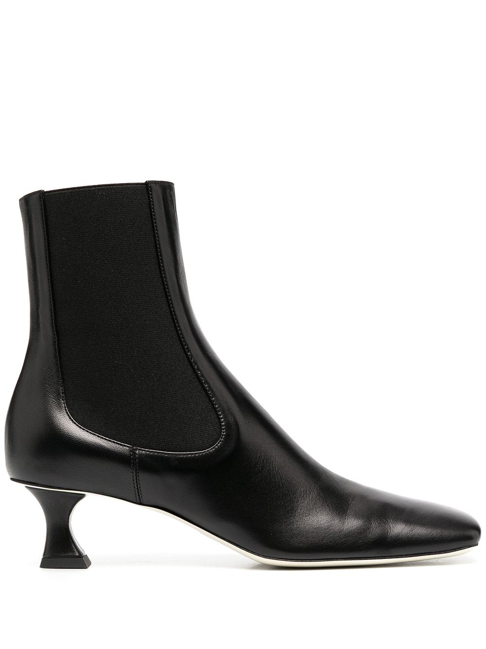 sculptural heel ankle boots - 1