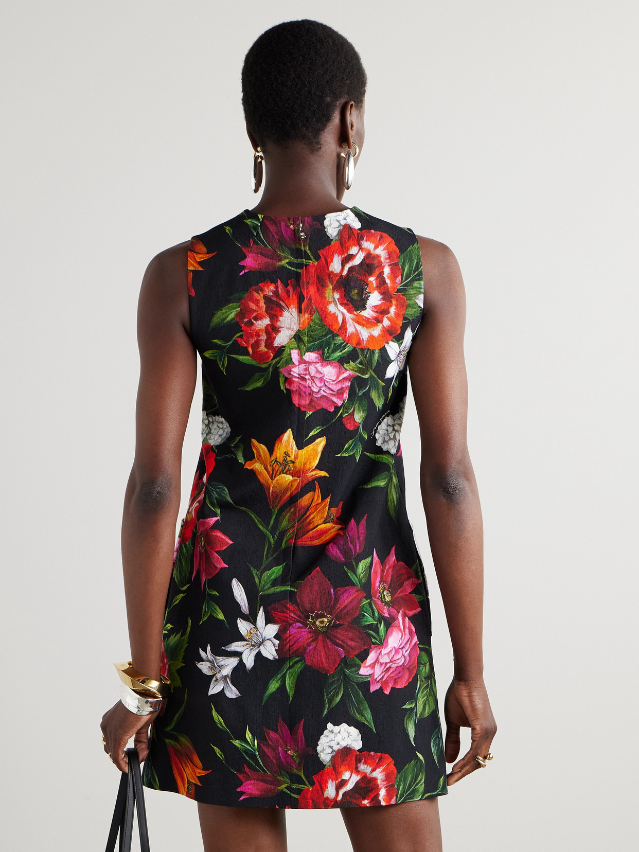 Floral-print Jersey Mini Dress - 3
