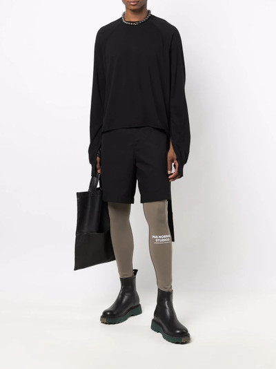 Rick Owens DRKSHDW high-low hem sweatshirt outlook