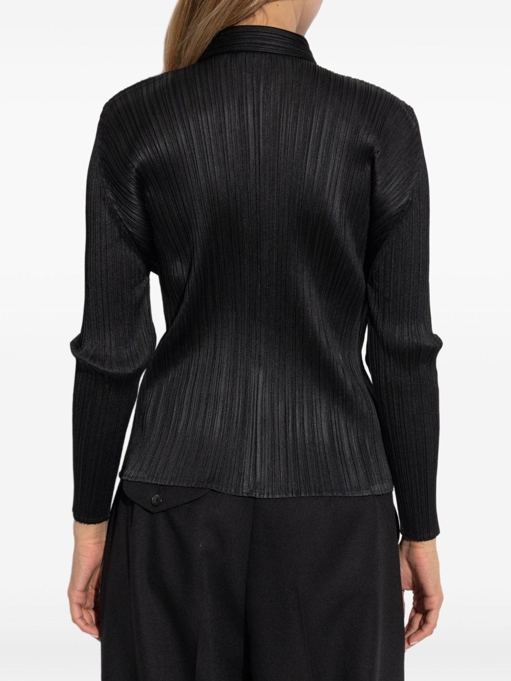 Basics pleated long-sleeve shirt - 4