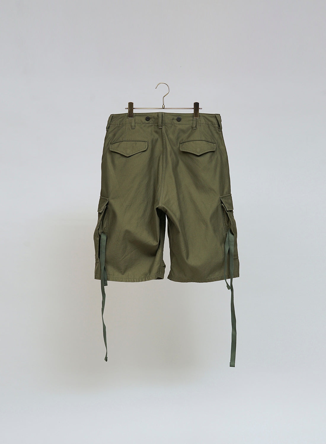 Army Cargo Shorts in Dark Green - 9