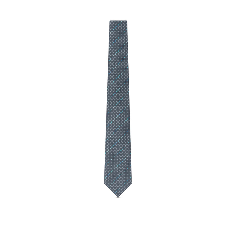 Gradient Monogram Bands Tie 1
