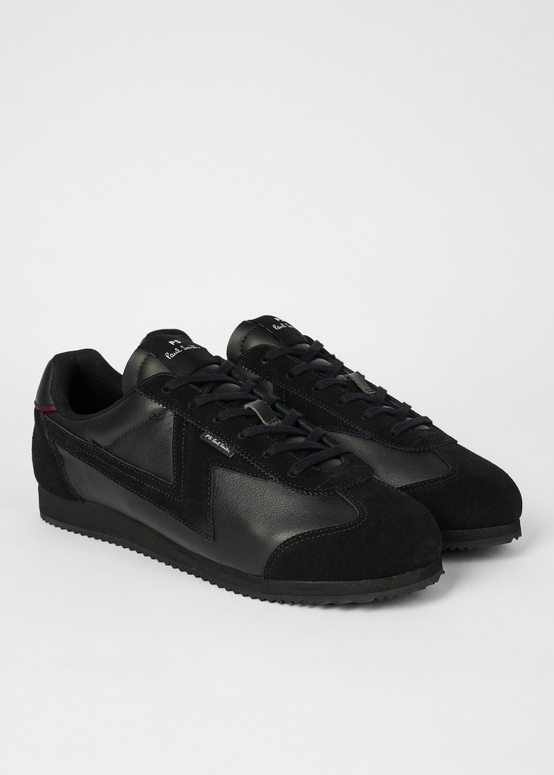 Black Tonal 'Atlanta' Trainers 4