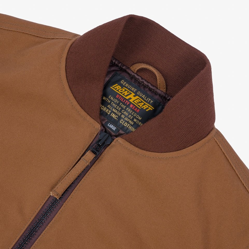 IHM-44-BRN 17oz Duck Type L-2B Flight Jacket - Brown - 7