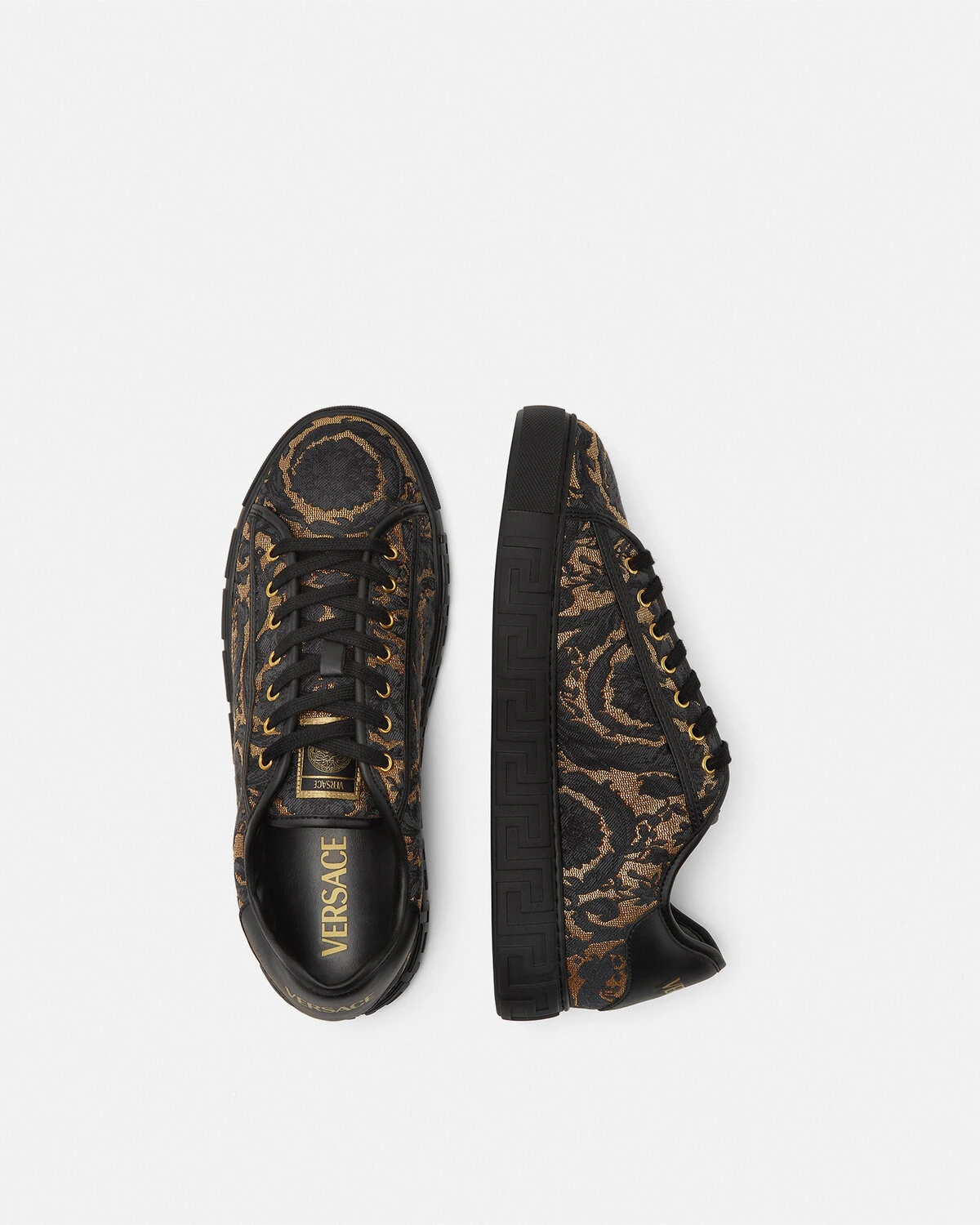 Barocco Jacquard Greca Sneakers - 4