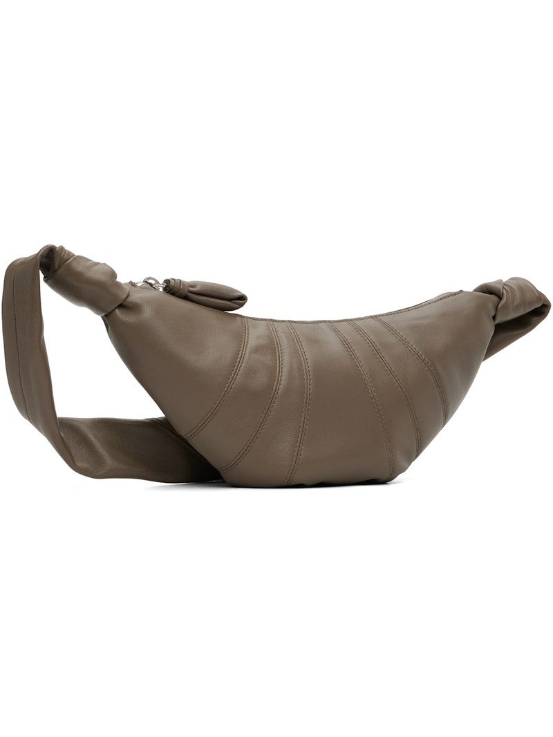 Lemaire Khaki Small Croissant Bag outlook