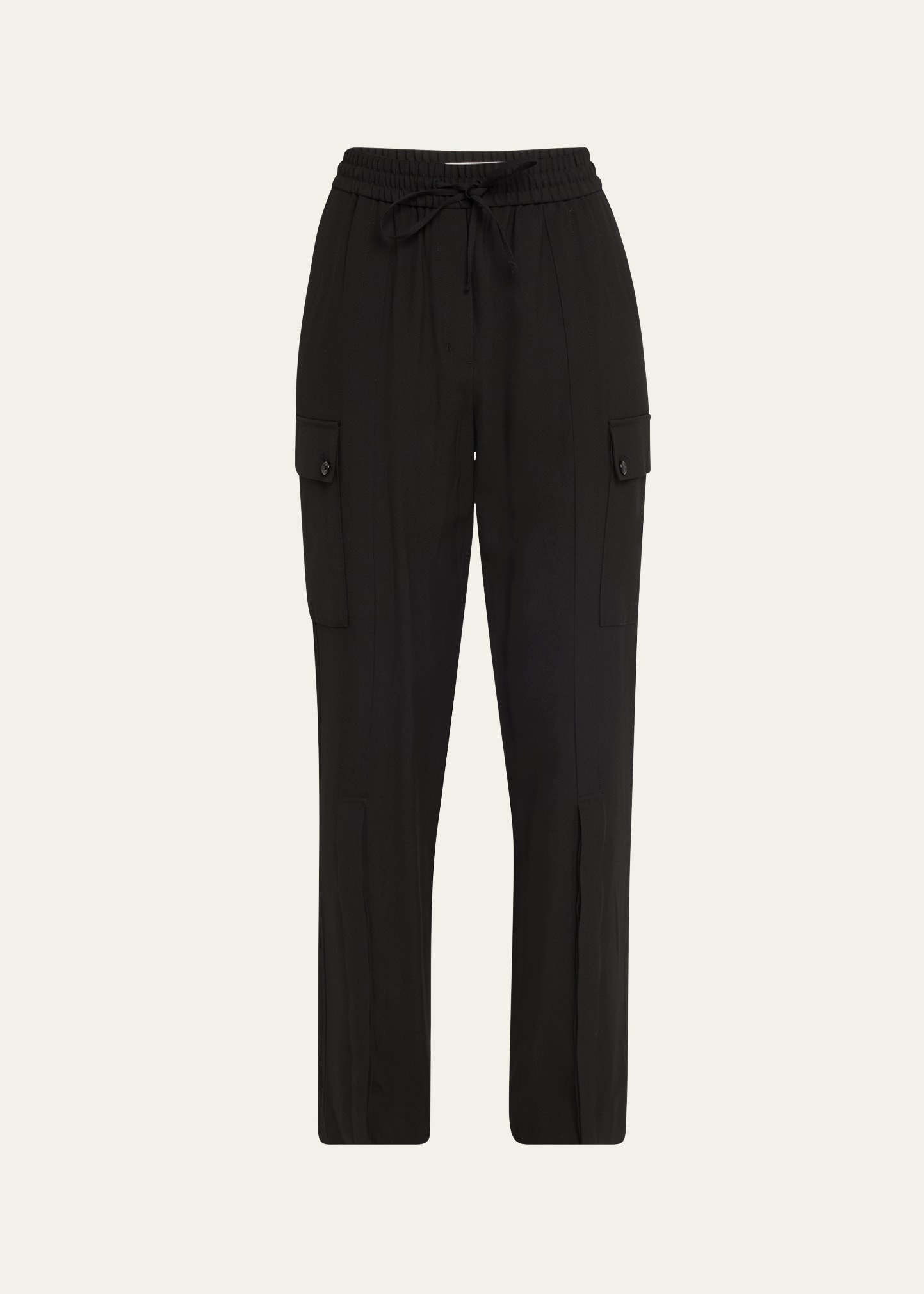 Tapered Pull-On Cargo Pants - 1