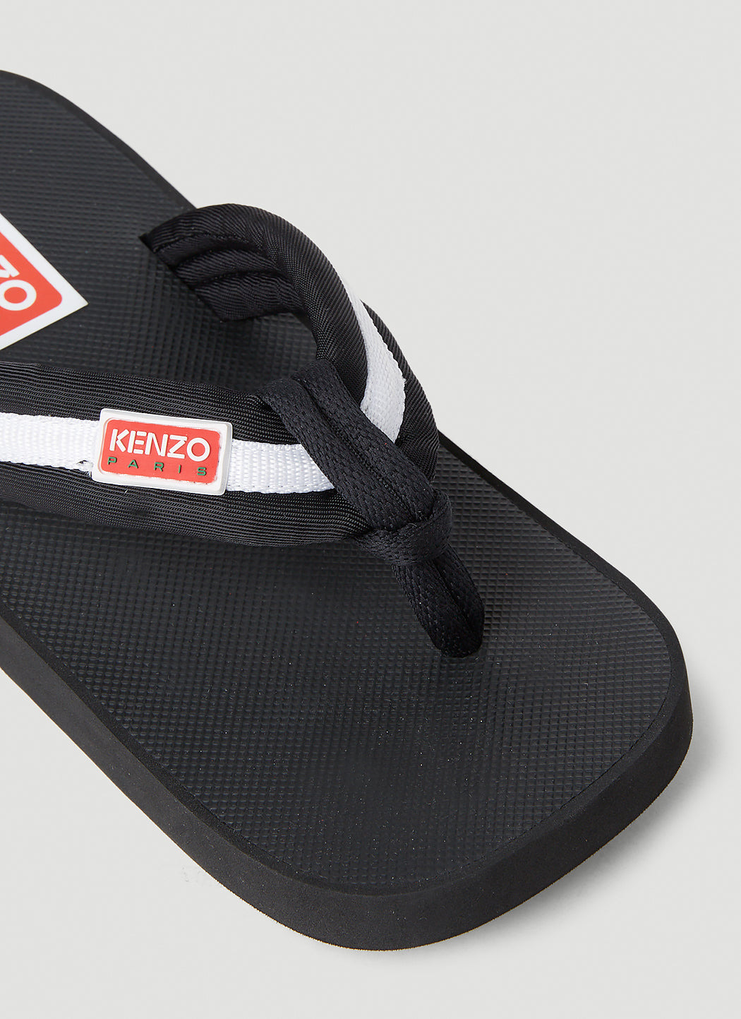 Kenzo Women Logo Patch Flip Flops - 6