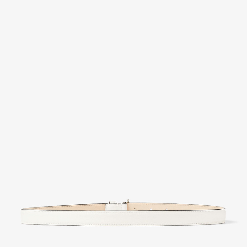 Mini Helina Latte Smooth Leather Mini Belt 4