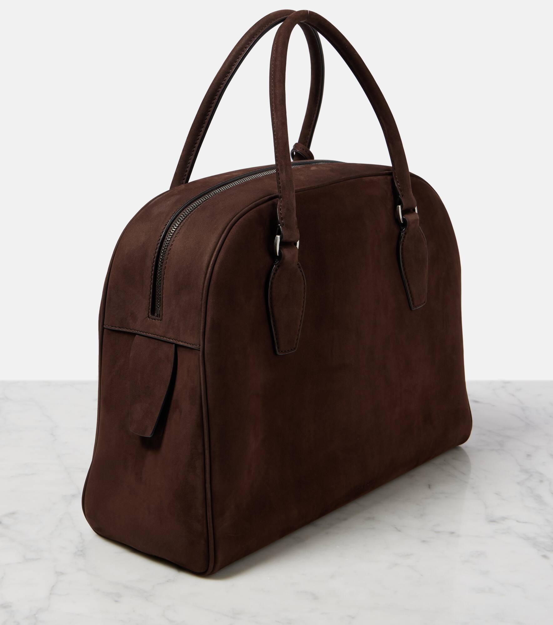 India 12.00 suede tote bag - 4