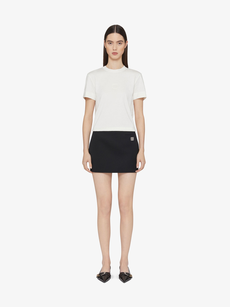 Givenchy SLIM FIT 4G LIQUID T-SHIRT IN COTTON outlook
