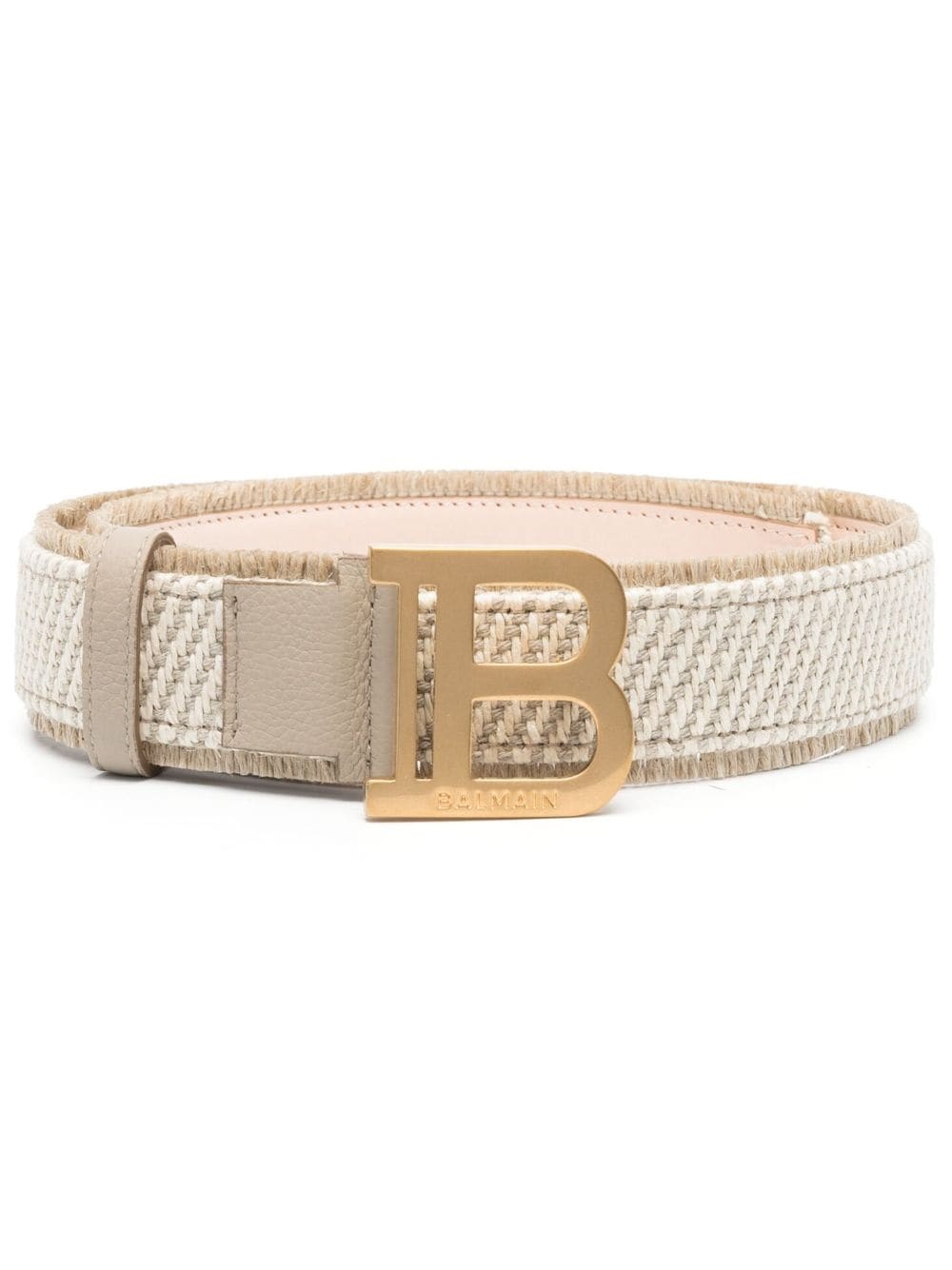 logo-plaque jute belt - 1