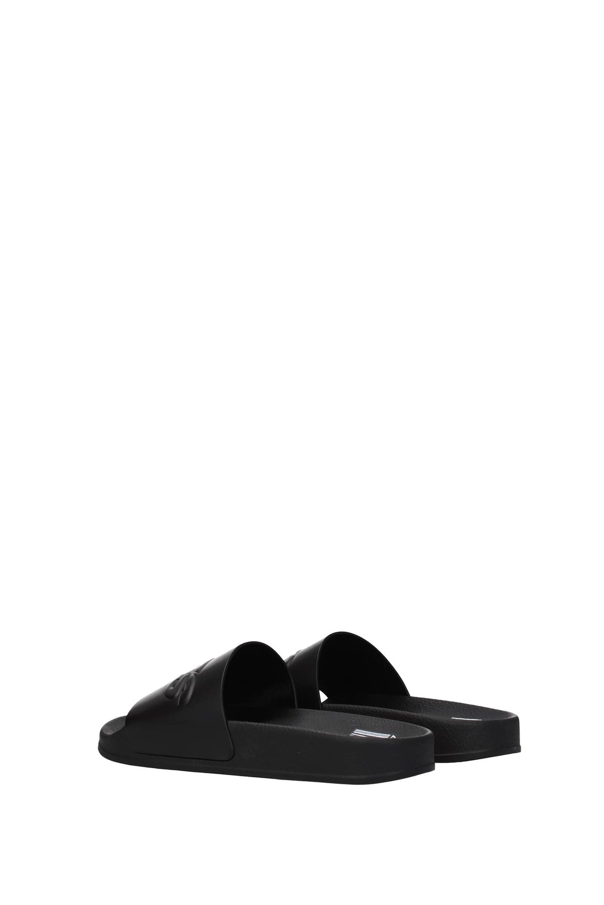Slippers and clogs Leather Black Black - 2