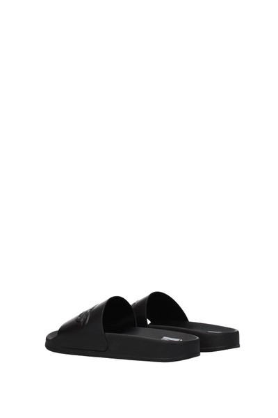 VETEMENTS Slippers and clogs Leather Black Black outlook