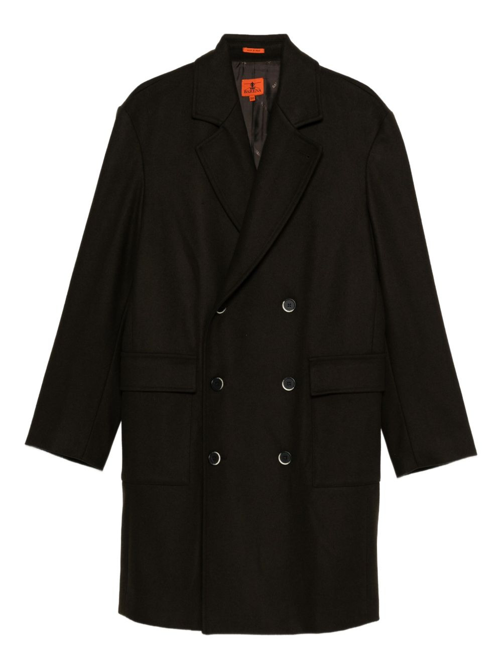 double-breasted coat - 1