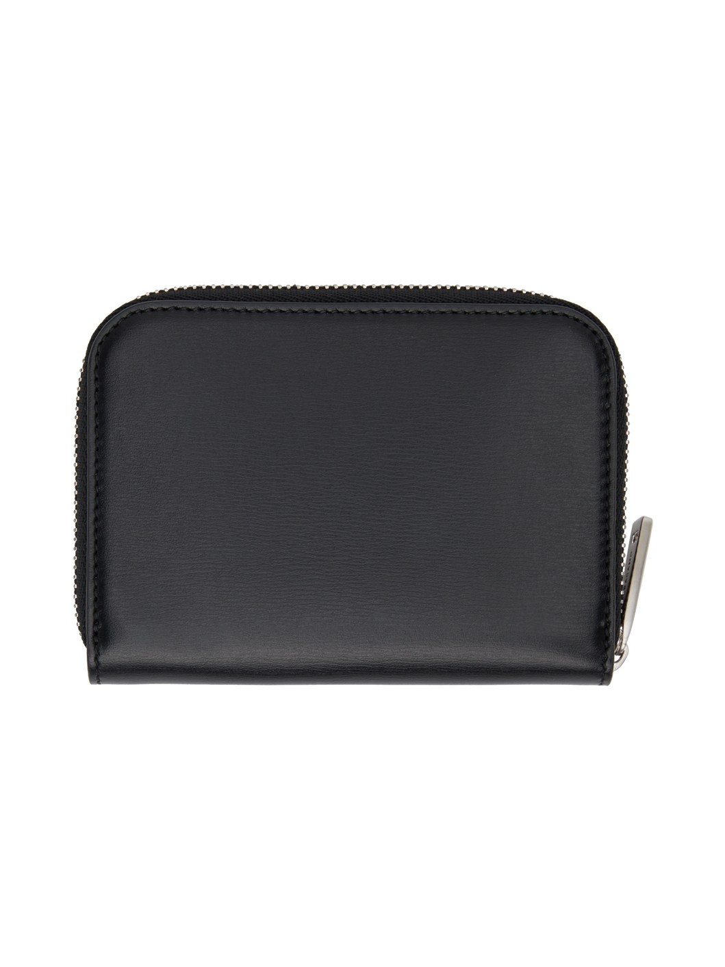 Black Zipped Credit Card Wallet - 2