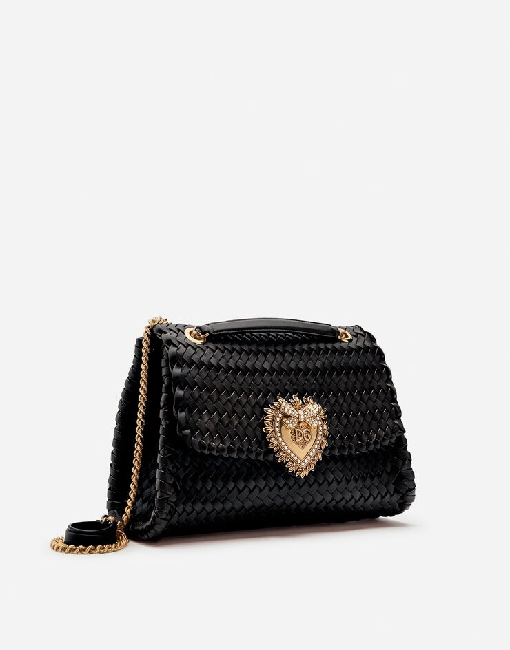 Large Devotion shoulder bag in braided nappa leather - 2