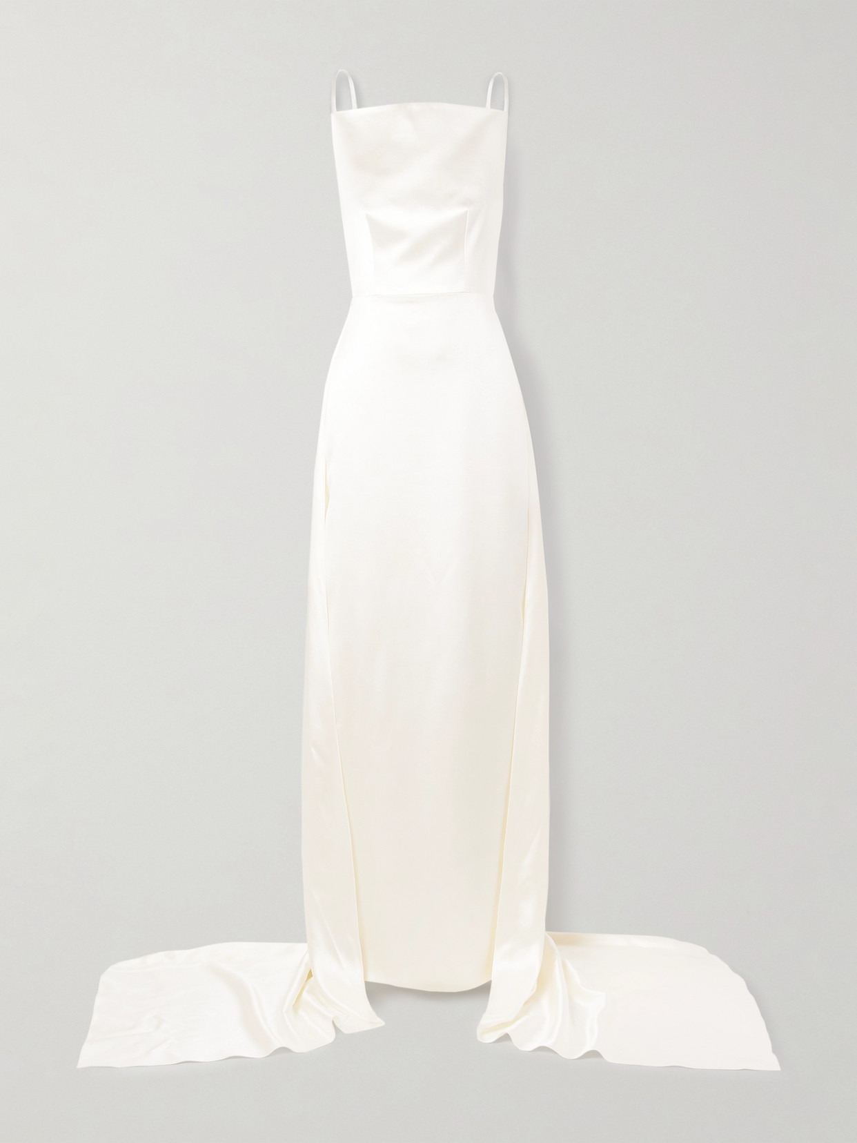 Emerson Silk And Wool-blend Satin Gown - 1