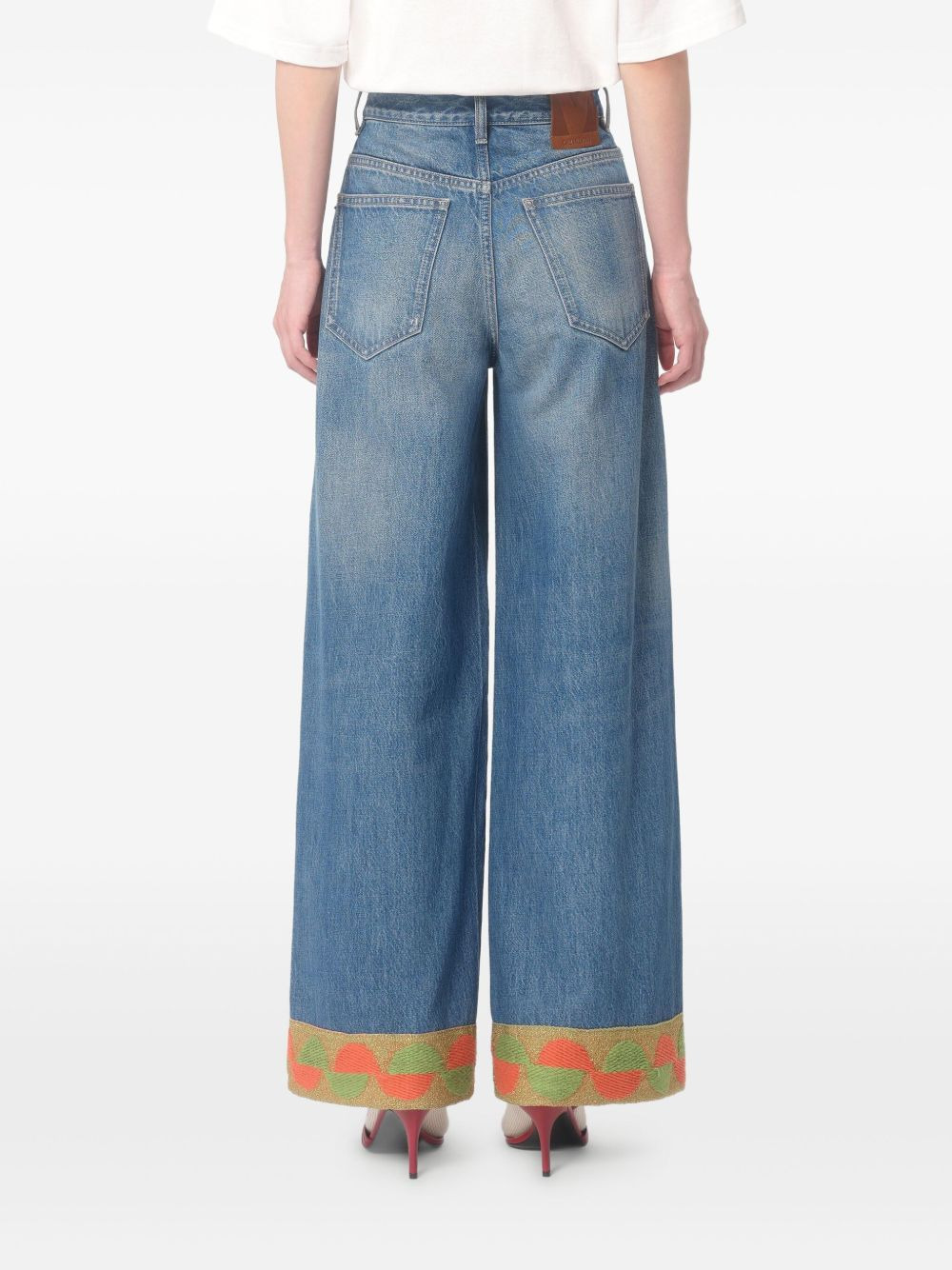 wide-leg jeans - 5