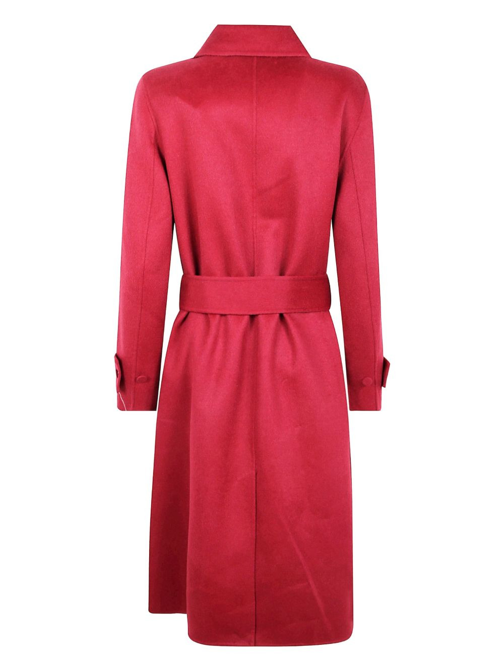 belted wrap coat - 2