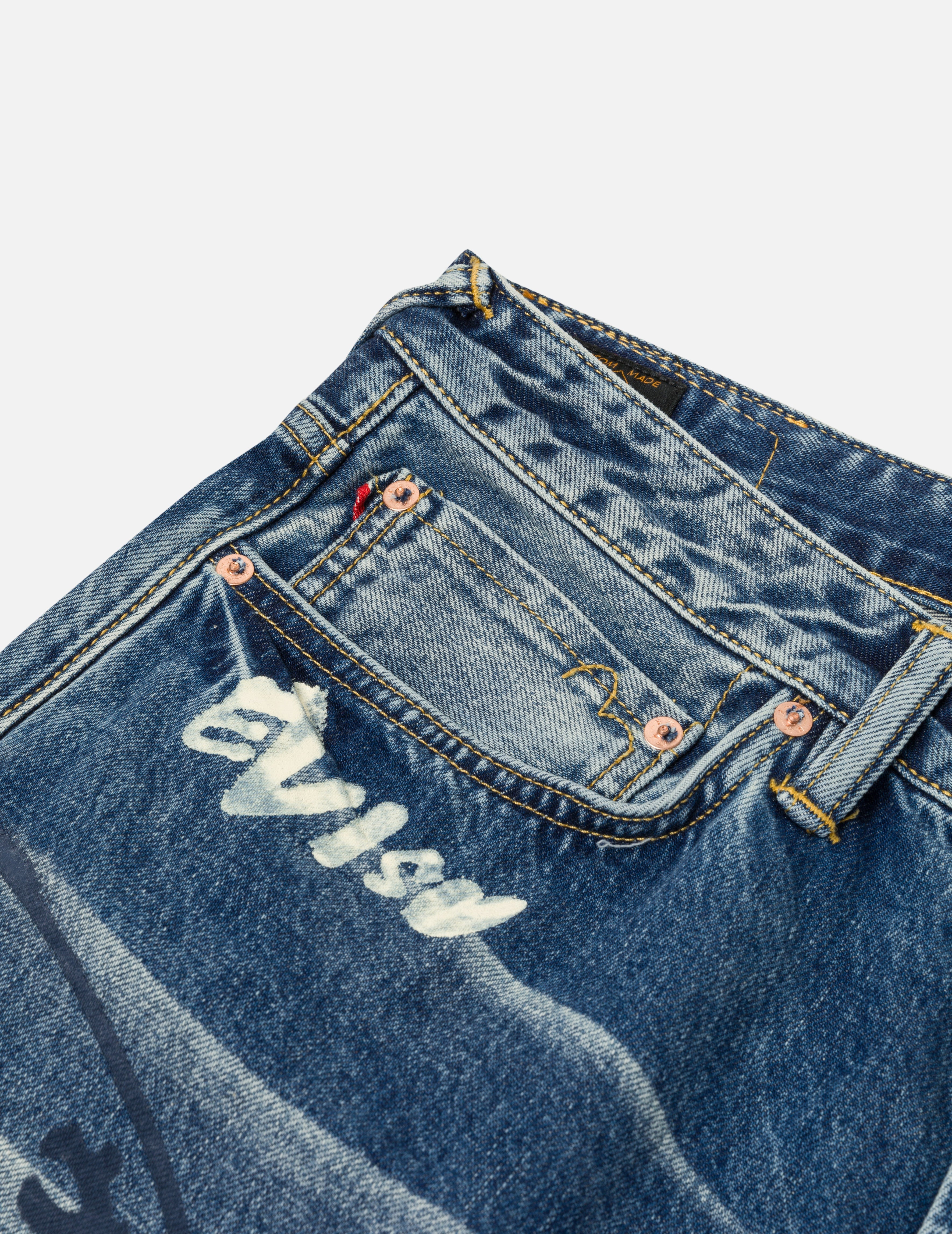 Graffiti Prints Regular Fit Jeans #2000 - 8