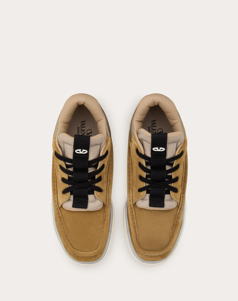 MID-TOP RUNBOOT SPLIT LEATHER SNEAKER 4