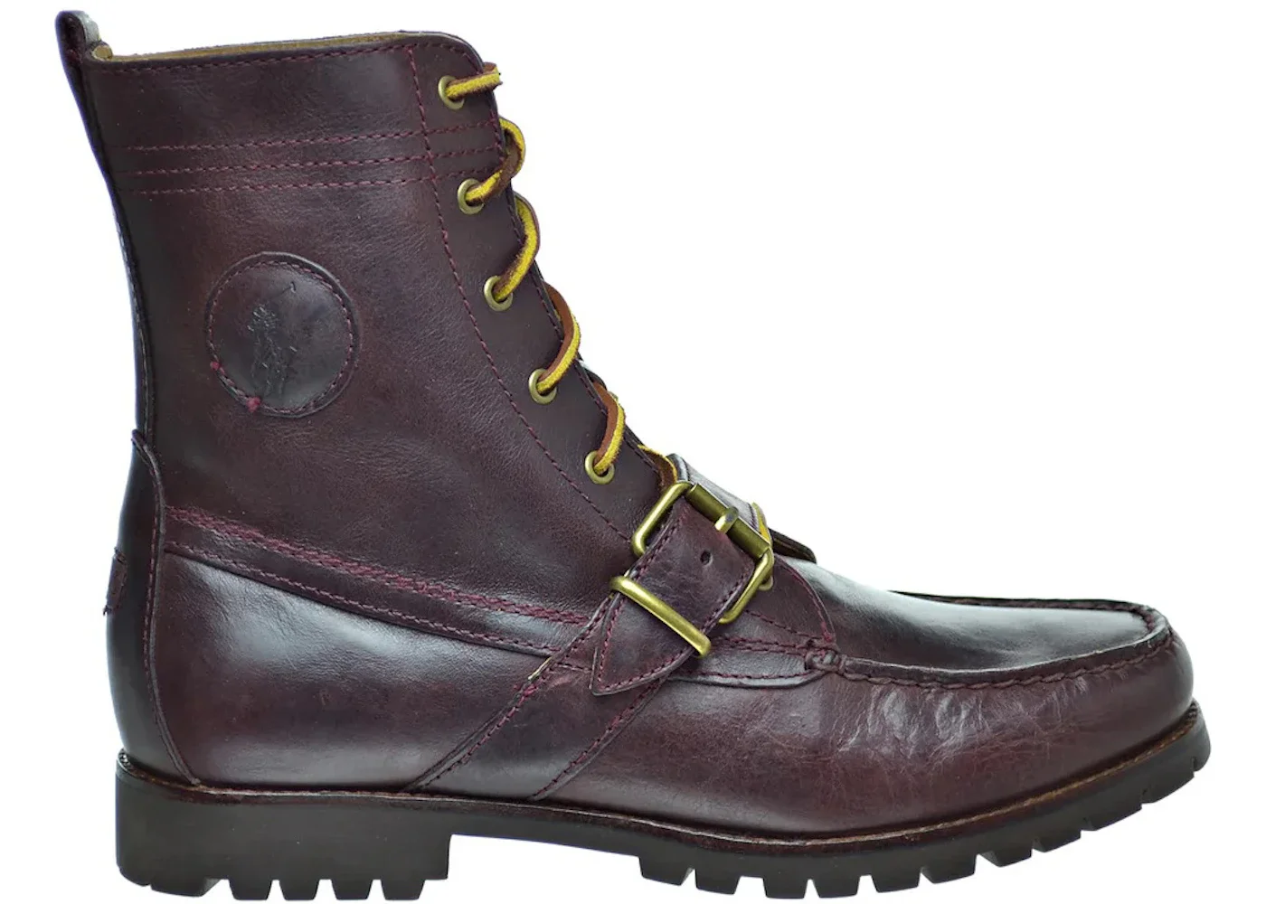 Polo Ralph Lauren Ranger Smooth Oil Leather Boot Oxblood - 1