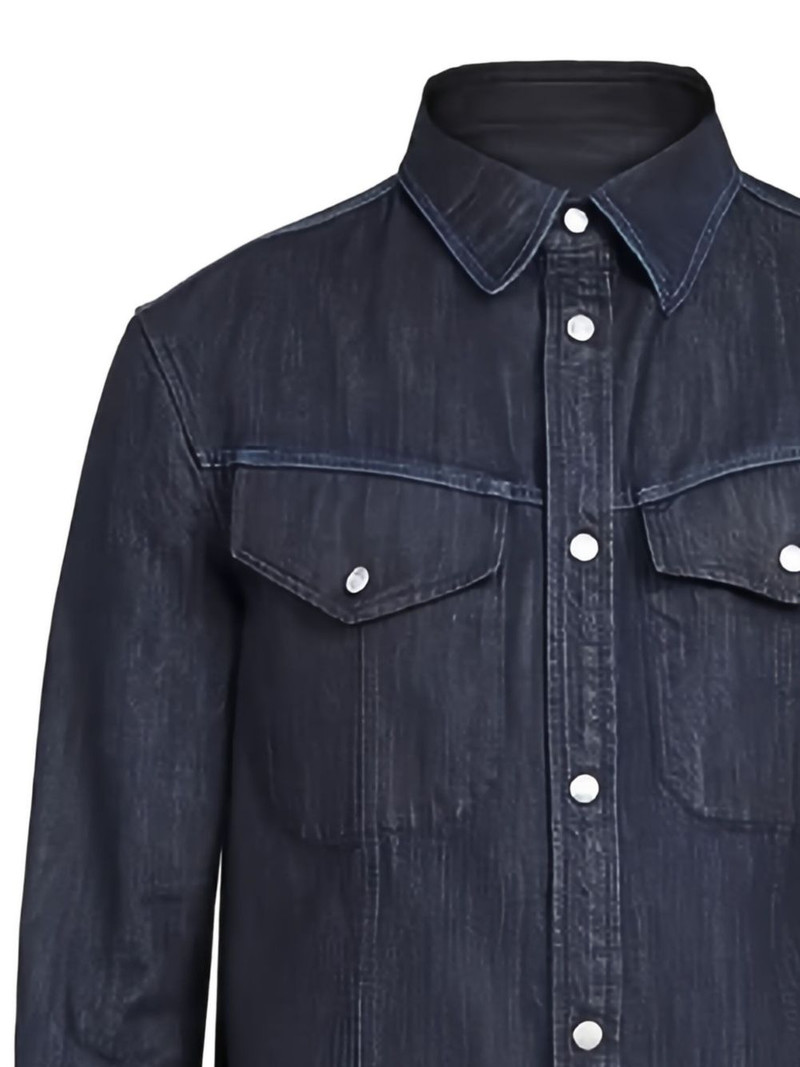 FERRAGAMO flap-pocket cotton jacket outlook