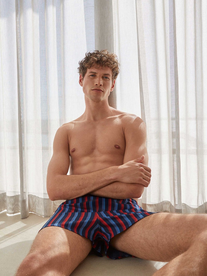 Men's Modern Fit Boxers Wellington 55 Cotton Multi - 3