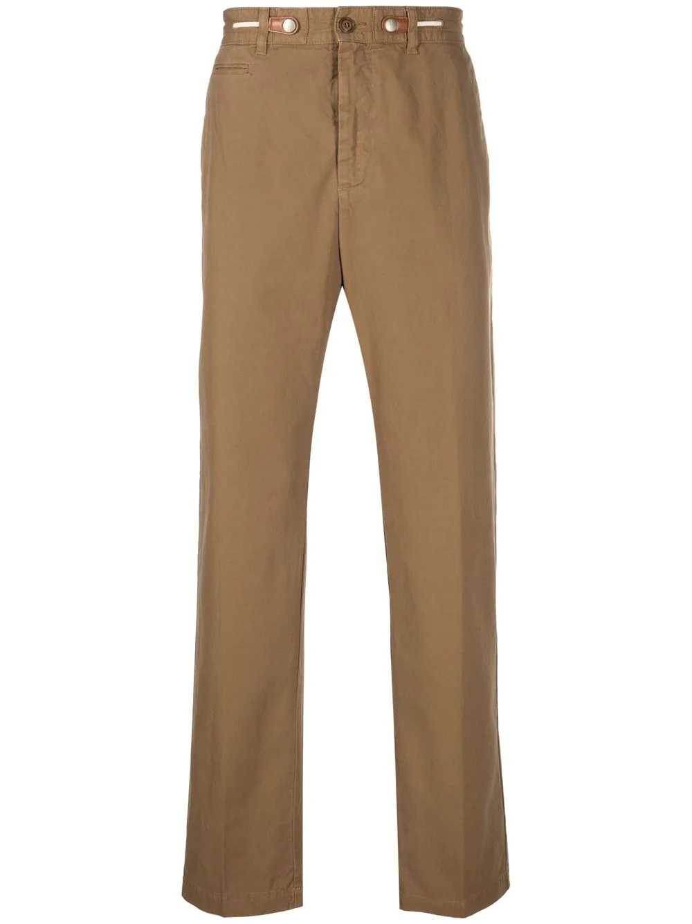 straight-leg chino trousers - 1