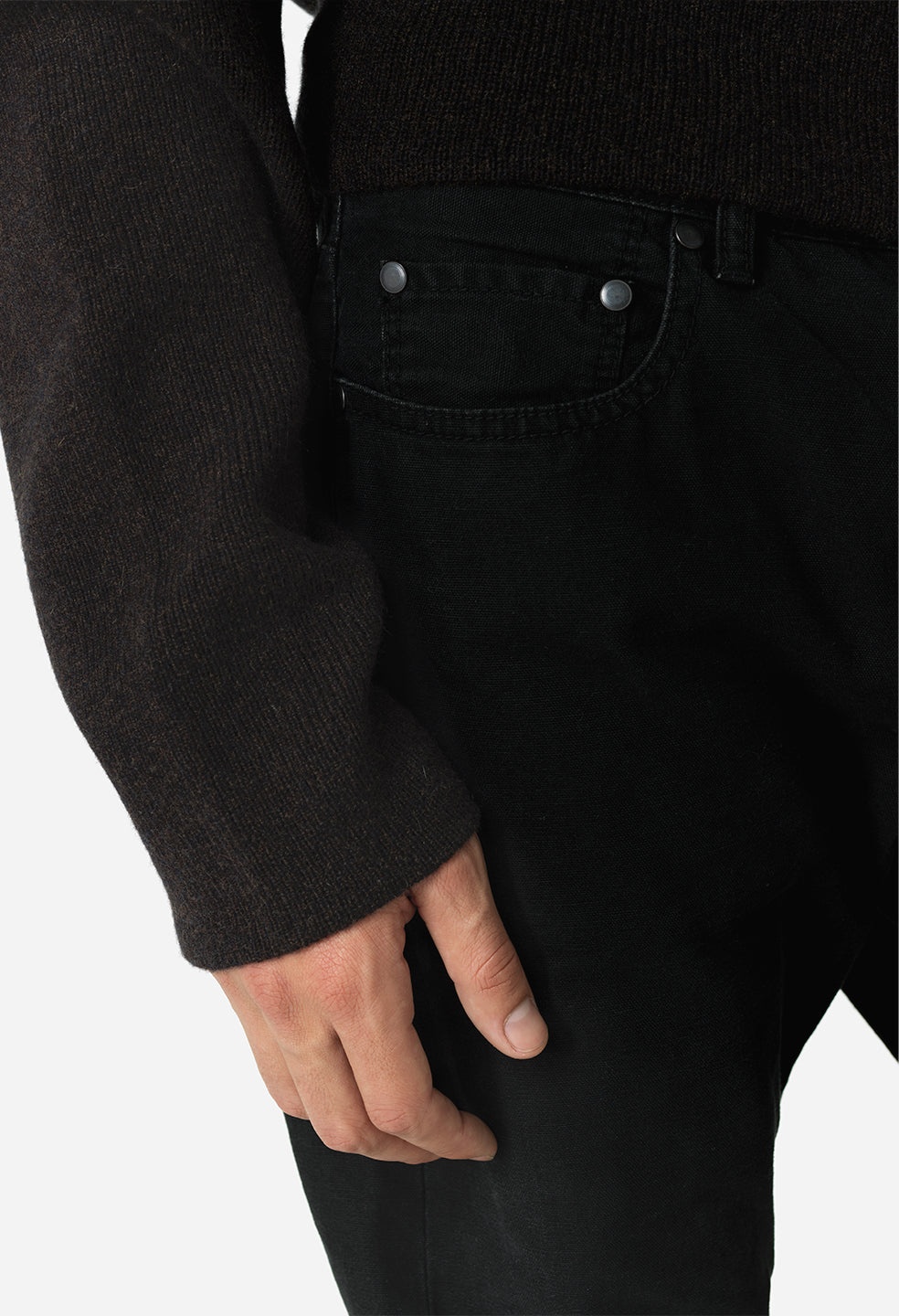 WASHED CANVAS CARIBOU BOOT-CUT - 7