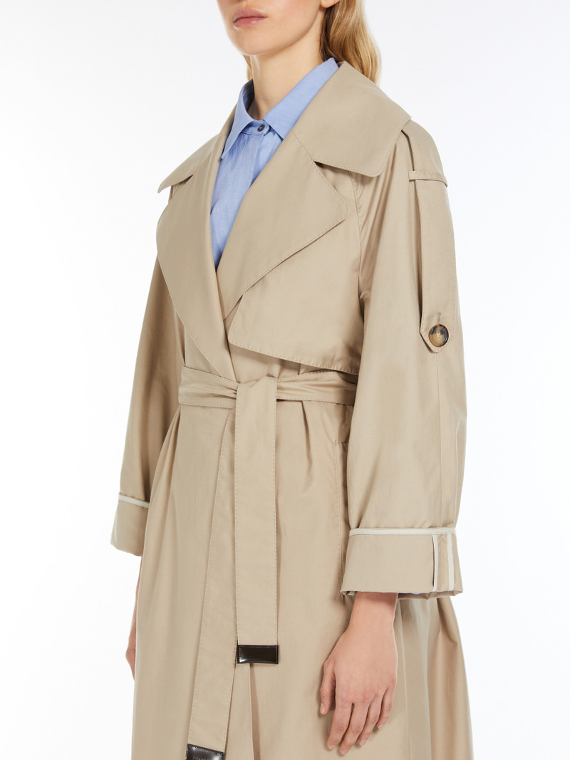 UTRENCH Oversized trench coat in water-repellent twill 6