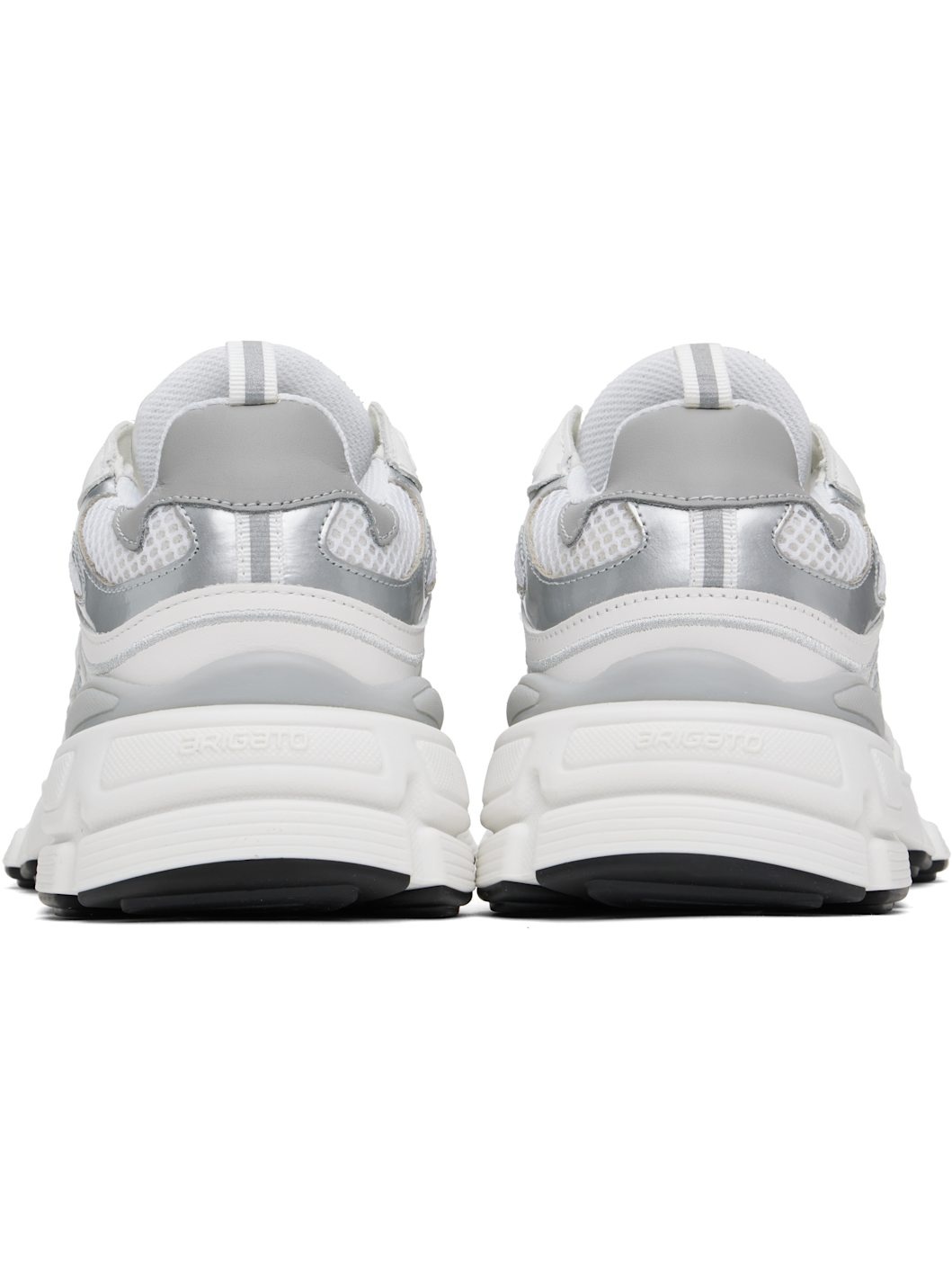 White & Silver Sphere Runner Sneakers - 2