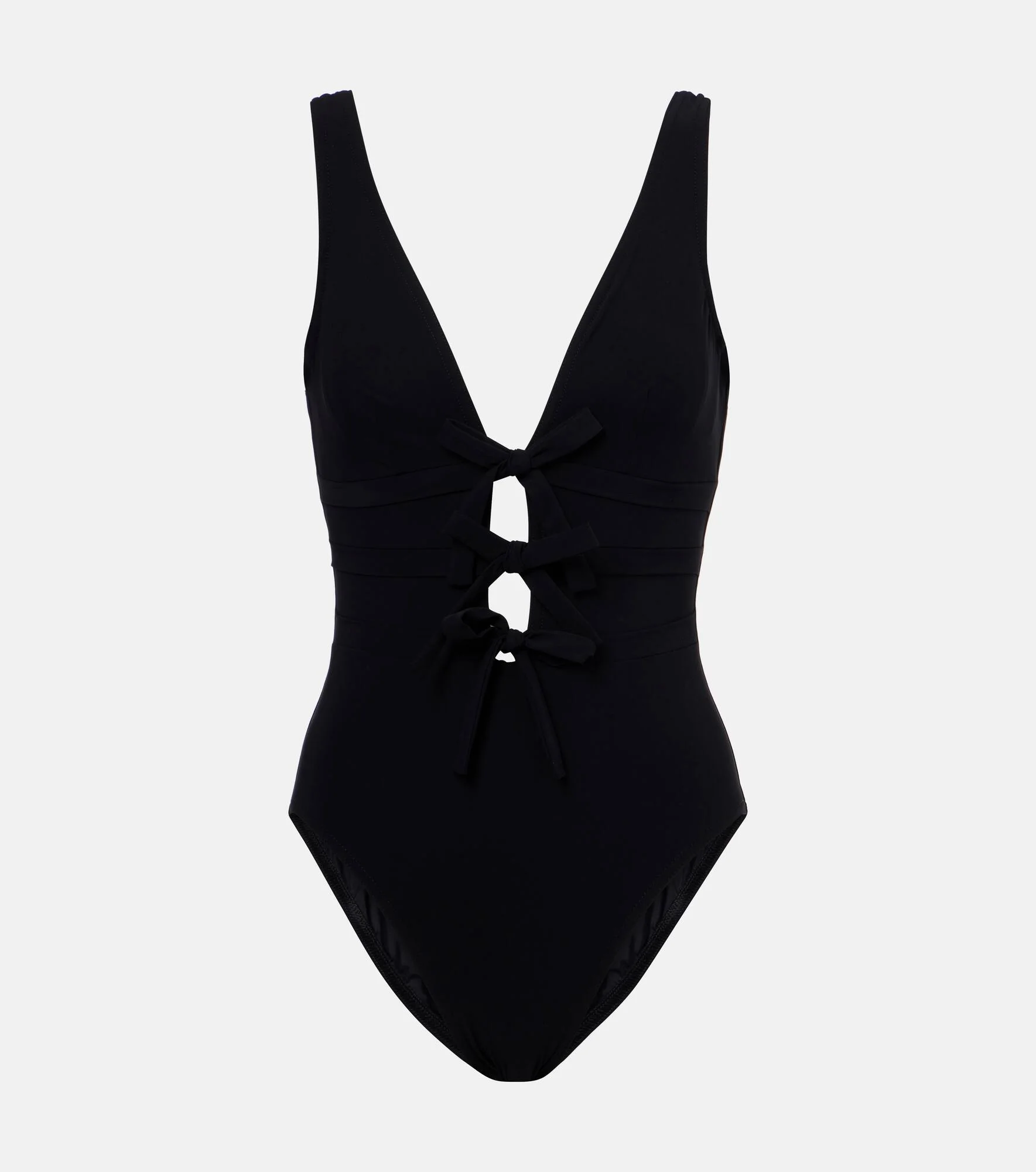 Lenora bow-detail swimsuit - 1
