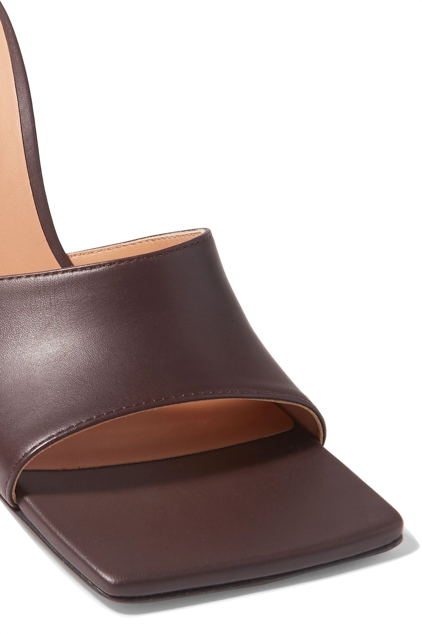 Leather mules - 5