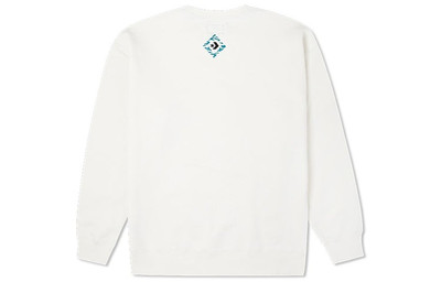 Converse Men's Converse New Year Series Chest Pocket Fleece Lined Round Neck Pullover Milk White 10024156-A01 outlook