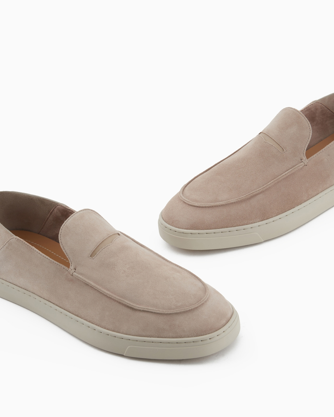 Suede slip-ons - 5