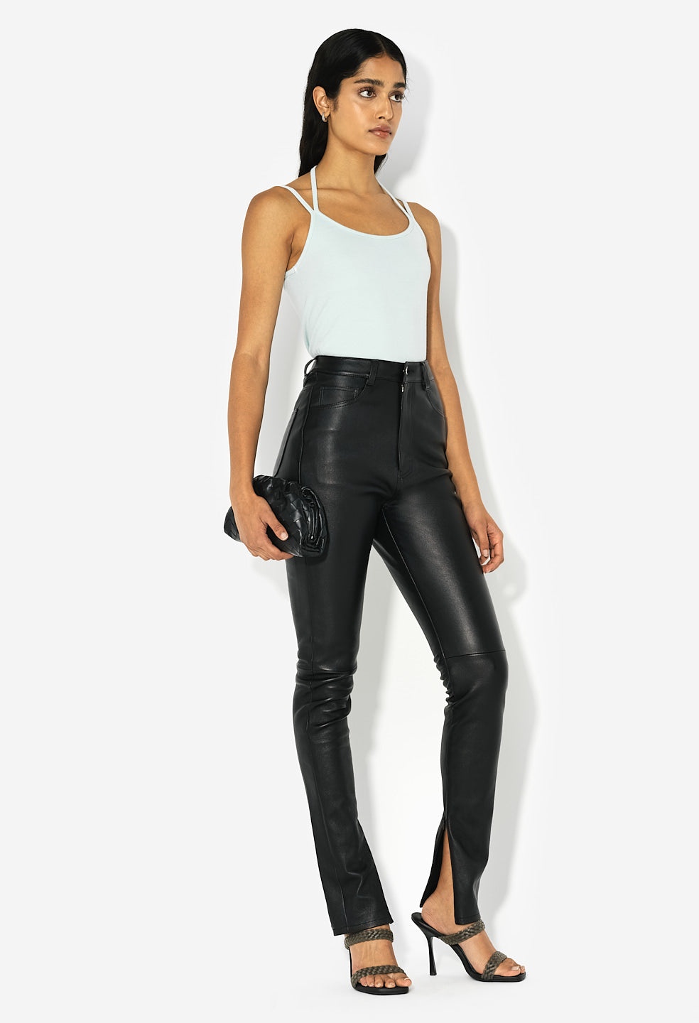 LEATHER RYDER HI RISE SKINNY - 3