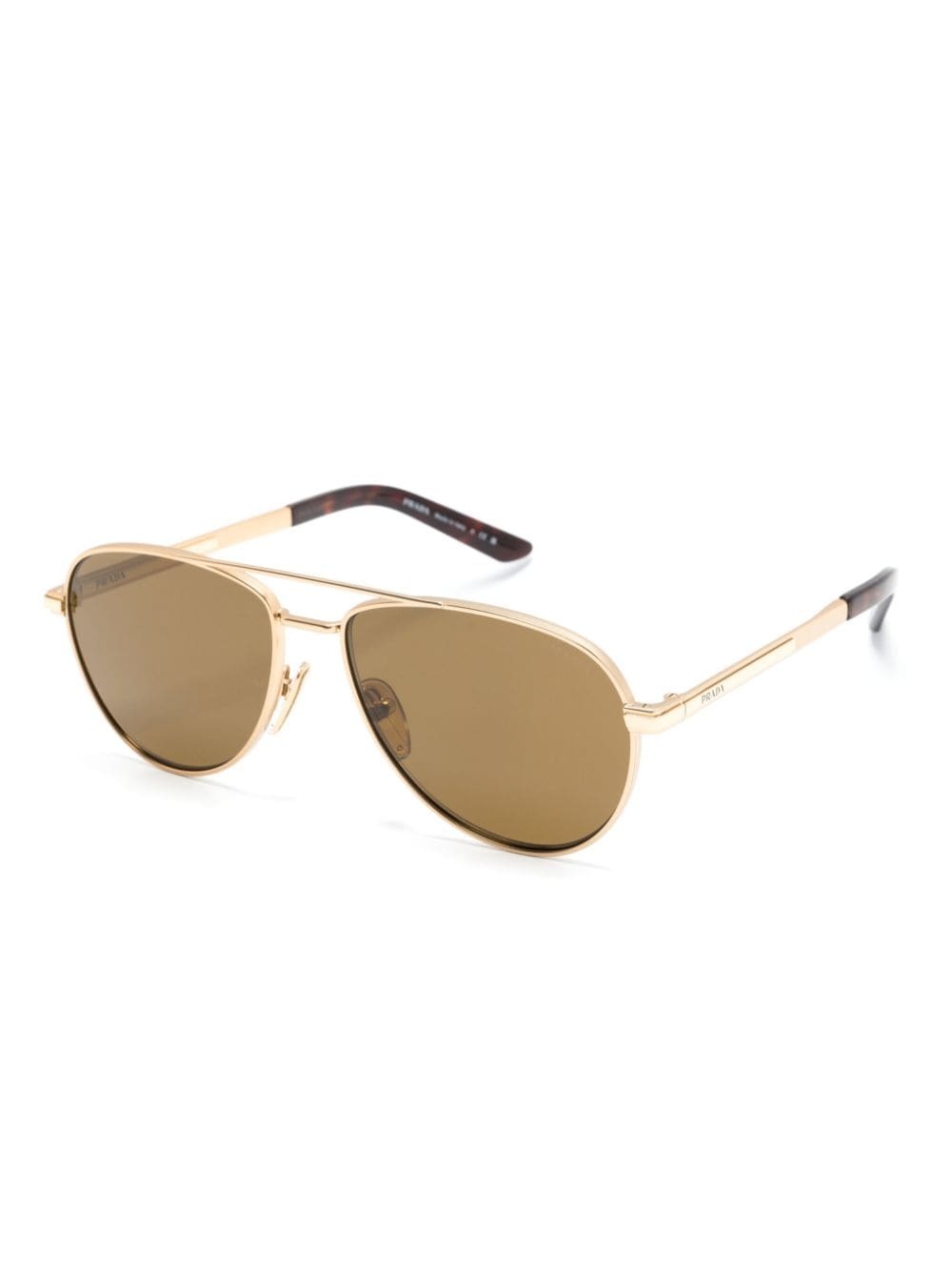 logo-print pilot sunglasses - 2